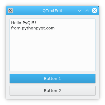 textbox example qtextbox