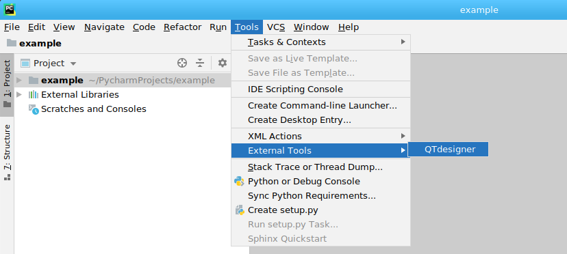 pycharm import module