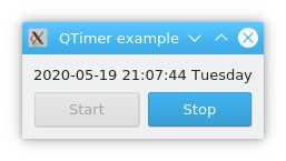 pyqt timer qtimer